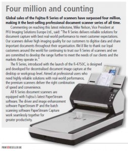 All fi Series document scanners are equipped with Fujitsu’s latest PaperStream software.