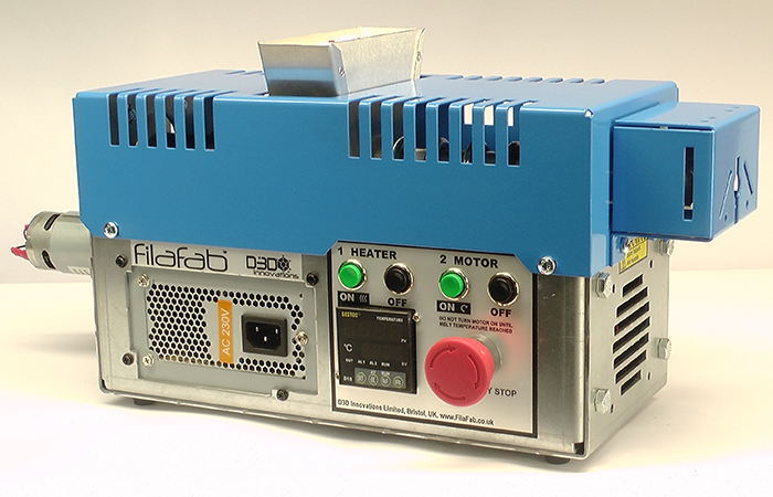 FilaFab Plastic Extruders transform fresh or recycled plastic