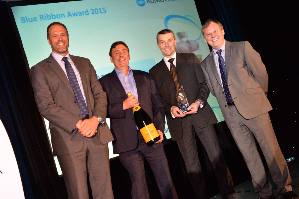 The top Blue Ribbon Award was one of four awards won by Balreed at Konica Minolta’s recent conference and awards ceremony.