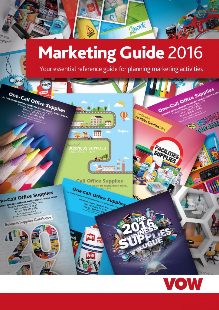 The 2016 guide provides a blueprint for reseller marketing activity across numerous product categories and gives resellers the ability to order everything online via the VOW Publications Manager.