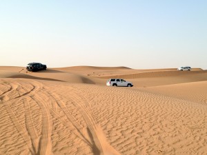 Crossing the Sahara in a Jeep would be a dream, although I’m not really into cars.