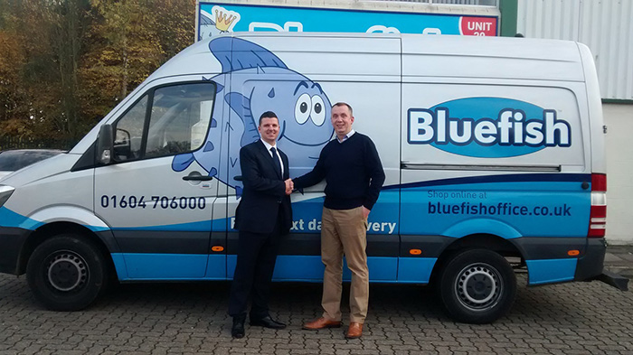 Midlands-based Bluefish Office Products has renewed its commitment to Spicers