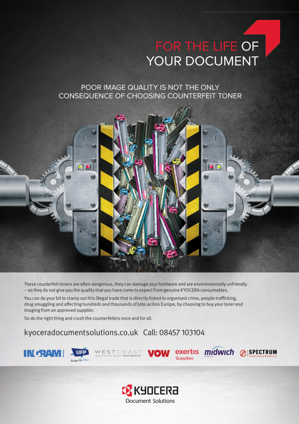 Kyocera UK Announces Plans to Tackle Growing Threat From Counterfeitters