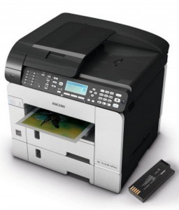 Ricoh SG 3120B battery printer