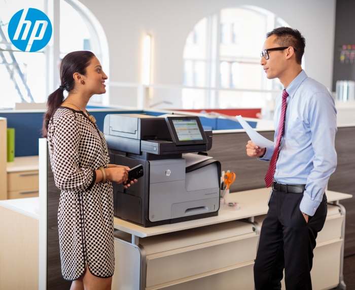 Midshire showcase the HP PageWide desktop printer at Optical Trade Show