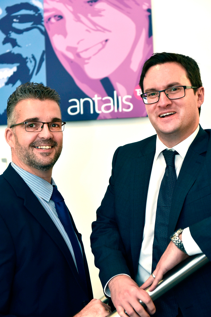 l - r Simon Wyers and Richard Adams