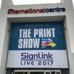 Signage for The Print Show