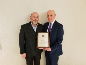 Receiving Award