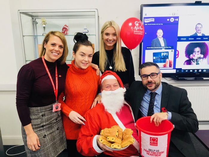 Raffle winner drawn by Santa