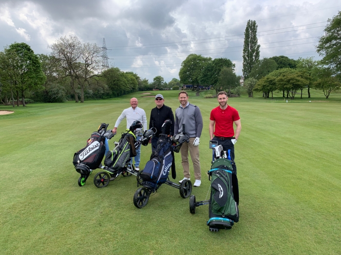 A few of the golfers