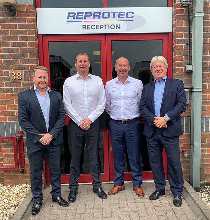 l-r Simon Whapshott, Robin Newton, Nick Brown and Mark Garius