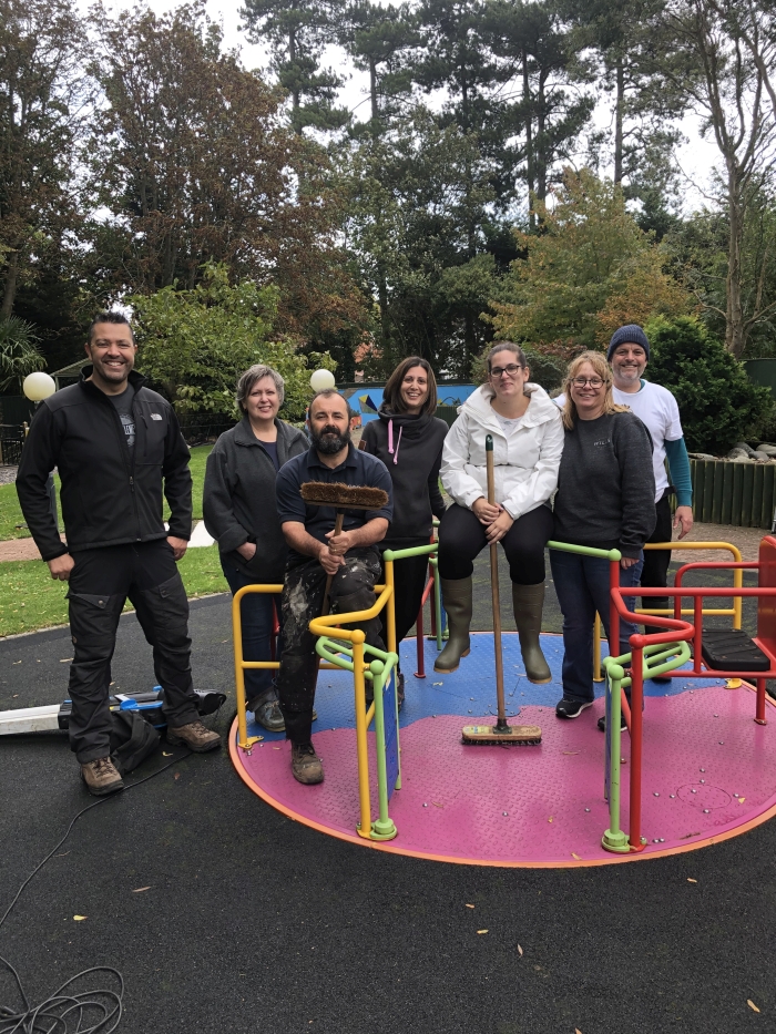 The volunteer team